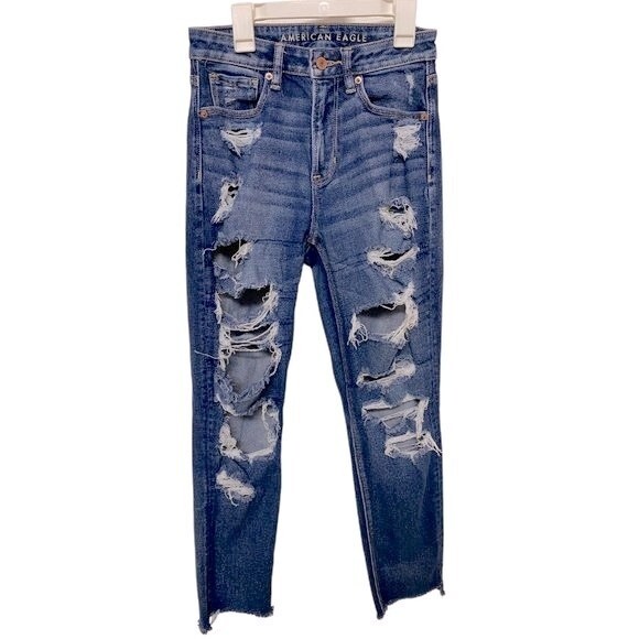 American Eagle Outfitters Stretch Mom Jeans - Picture 1 of 8